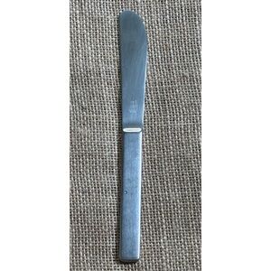 Vintage Pier 1 Butter Spreader Knife No Design Minimalist Simple Plain Flatware